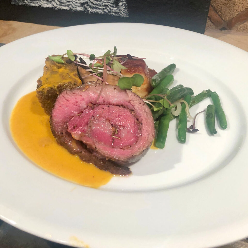 A Squared Chefs plated dish